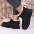 thumbnail image 4 of Willtoo Winter Snow Zip Up Boots for Women Faux Fur Lined Warm Ankle Booties Outdoor Anti-slip Waterproof Comfortable Short Boot, 4 of 5