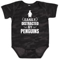 thumbnail image 3 of Inktastic Easily Distracted by Penguins Boys or Girls Baby Bodysuit, 3 of 5