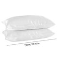thumbnail image 3 of WHEANG Clearance 2pc Homeware Silk Pillow Cases Silk Double Pillowcase, 3 of 4