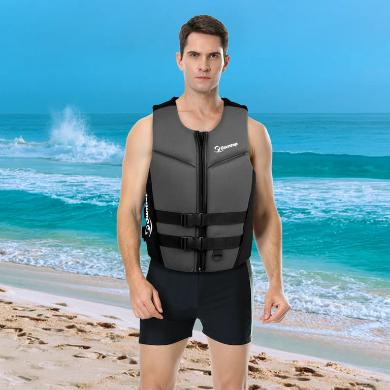 Life Jackets Vest, Adjustable Float Swimming Buoyancy Aid Vest for