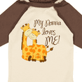 thumbnail image 4 of Inktastic My Nonna Loves Me Boys or Girls Long Sleeve Baby Bodysuit, 4 of 5
