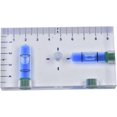 thumbnail image 2 of TBubble Level Transparent Spirit Level Ruler With Magnetic Base 95x51x13mm Blue 1 Piece, 2 of 4