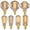 T45 straight wire, variant on Light Bulbs 40W 2700K Warm White Lighting Amber Glass Retro Light Bulbs for E27 Screw Base Vintage Filament Light Bulb
