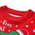 thumbnail image 5 of WIBACKER 2-7T Kid Boy Girl Christmas Long Sleeve Pullover Sweater Round Neck Knitted Tops/Ugly Dinosaur, 5 of 10