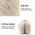 thumbnail image 5 of Cache-Oreilles Chauds et Mignons pour l'Hiver, Cache-Oreilles Pliables Beige, 5 of 5