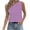 Purple, variant on Tbopshirt Tank tops for Women,Womens tops,Women Fashion Summer Sleeveless Solid Color Light Loose Ventilation T-Shirt,T-shirt Vest Tee Blouse,Womens Fashion