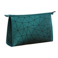 thumbnail image 1 of Bolsa de cosméticos en forma de diamante, portátil, de gran capacidad, impermeable y multifuncional, hecha de PU, 1 of 5