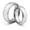 Silver, variant on TungstenMasters Roberto Ferrini Design HIS & HERS 8MM/4MM Tungsten Carbide Classic Style Polished Comfort Fit Wedding Band TWO RING SET (Available Sizes 4 - 14 Including Half Sizes)