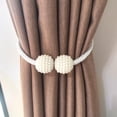 thumbnail image 5 of Correas para cortinas, 1 pieza, bola magnética de perla, cuerda para atar cortinas, hebillas, clips, accesorios, soporte para ganchos, decoraciones para el hogar, 5 of 5