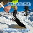 thumbnail image 2 of Vivicreate Small Snow Shovel for Kids & Adults, Lightweight Aluminum Snow Shovel with Durable PP Blade, Detachable Handle for Car, Driveway & Yard | Pala de Nieve Portátil para Auto y Niños, 2 of 8