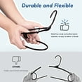 thumbnail image 2 of ACSTEP Plastic Clothes Hangers,100 Pack Standard Plastic Hangers,Non Slip Heavy Duty Hangers for Coats, Pants & Dress Clothes, 2 of 6