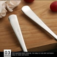 thumbnail image 2 of Wosthever Cucharas de acero inoxidable con mango largo para sopa, arroz, postre, cocina, cucharón para hornear, utensilios de cocina, de Mostrada Cuchara colador, 2 of 6