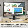 thumbnail image 2 of ViewSonic Value VA2715-2K-MHD 27", 2560 x 1440, Black, VA2715-2K-MHD, 2 of 14