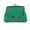 Green, variant on Women's Retro Pebbled PU Leather Kiss-Lock Clutch Bag with Front Flap Pocket, Structured Top Handle Purses Handbags