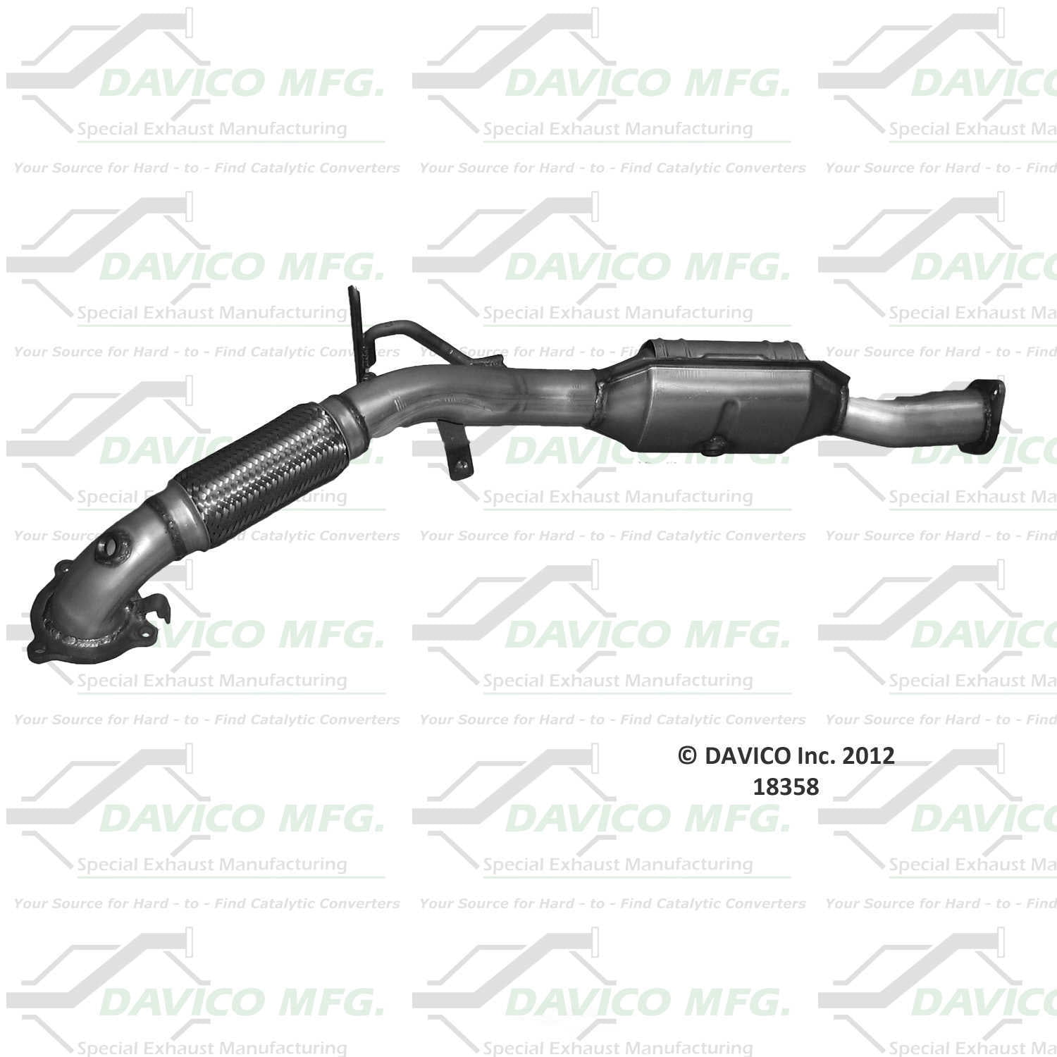 Davico Mfg 18358 Direct-Fit Catalytic Converter