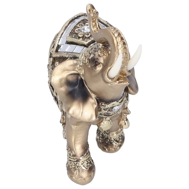 FAGINEY Elephant Figurine, Elephant Decor Figurine, Resin For Office Home