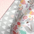 thumbnail image 4 of Lush Decor Pixie Fox With Sheet Set Kids Back To Campus Comforter Pink/Gray 5Pc Set Twin-Xl, 4 of 8