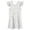 2-White, variant on WhouRiu Girls Halloween Graphic Dresses Sleeveless Flutter Sleeve Crew Neck Dress Kids Comfortable Cute Party Nightgown,6-7 Years