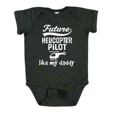 

Inktastic Future Helicopter Pilot Like Daddy Gift Baby Boy Bodysuit