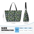 thumbnail image 4 of Fotbe Fun Panda Playing With Bamboo Leaves Bolsa de Viaje para Playa - Resistente al Agua, Bolsa Tote de Gran Capacidad y Ligera con 7 Bolsillos para Mujeres y Hombres, 4 of 7