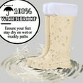 thumbnail image 5 of AUXDIQ Rain Shoes Women Mid-calf Boots Waterproof Rain Boots Outdoor Garden Shoes, 5 of 6