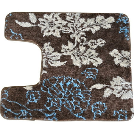 Fashion Street EverRouge Memory Foam Floral Contour Bath Rug