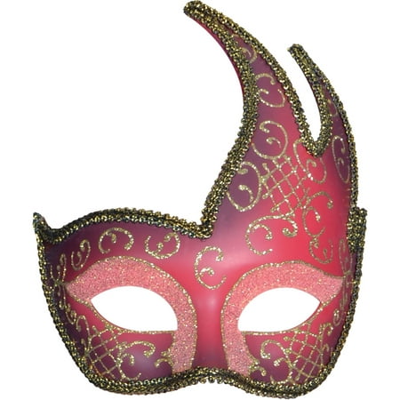 Morris Costumes Symphony Mask Red Gold, Style, MR031391