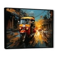 thumbnail image 2 of Designart "Adventure on a Tuktuk in Thailand" Thailand Floater Framed Canvas Print, 2 of 7