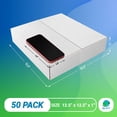 thumbnail image 2 of White Paperboard Rigid Mailers, Stay Flat Self Seal Envelopes, 50 Count, 12.5 x 12.5 in, 2 of 6