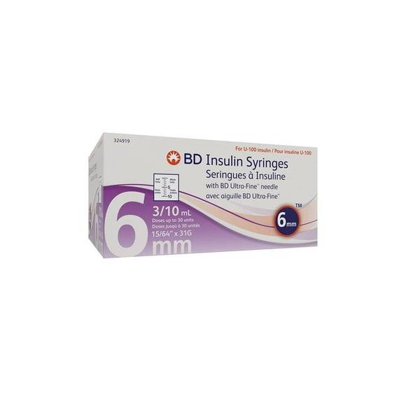 Ultra-Fine 0.3ML 31G 6MM Syringe