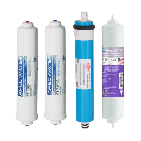 

APEC FILTER-MAXCTOP-PH 90 GPD Complete Replacement Filter Set for ULTIMATE Series Countertop Alkaline Reverse Osmosis Water Filter System