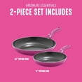 thumbnail image 4 of GreenLife Essentials 2pk 8" and 10" Ceramic Nonstick Aluminum Fry Pan Set, 4 of 10