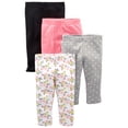 thumbnail image 1 of Pantalones Simple Joys de Carter's Baby Girls, paquete de 4, 18 meses, 1 of 2