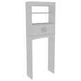 thumbnail image 1 of Malta Over The Toilet Cabinet in White - Engineered Wood, 1 of 6
