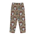 thumbnail image 5 of Haiem Santa Claus cute Women's Pajama Pants Ultra Lightweight Pjs Bottoms Sleepwear Bottom Pants With Pocket Drawstring-Small, 5 of 7