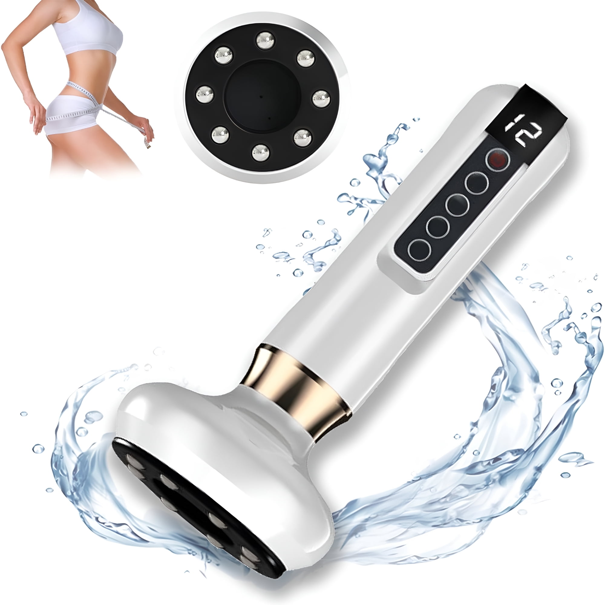 XIRQI 2026 New Cellulite Massager with Suction, Rechargeable Cordless Handheld Cellulite Massager, Body Sculpting Machine, for Legs, Abdomen and Other Parts of the Body