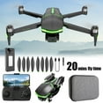 thumbnail image 3 of Brushless Motor Drone With 4K Camera 2.4G Wifi Fpv Rc Quadcopter With Headless Mode Follow Me Altitude Hold Obstacle Avoidance 20 Min Continuous Flight, 22.6X19.3X5.7In 1.1Lb, 3 of 9