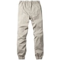 thumbnail image 3 of Pantalones tipo chándal tipo chándal para hombre, algodón blanco roto de 30 pulgadas, 3 of 5