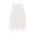 thumbnail image 3 of VBTAPA Tulle Skirts for Women A Line Fairy Tiered Skirt Midi Length High Elastic Waist Long Skirt White XL, 3 of 3