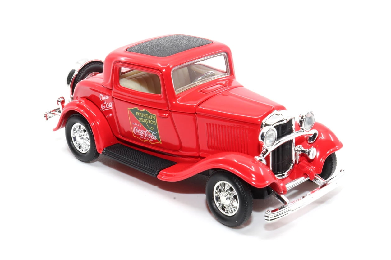 Coca-Cola 1932 Ford Coupe, Red - Motor City Classics 443030 - 1/43 Scale Diecast Model Car