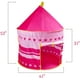 thumbnail image 2 of Tienda de campaña para niños, casa de juegos de princesas, casa de juegos para niños pequeños, tiendas de campaña plegables con estuche de transporte, color rosa brillar Juguete, 2 of 6