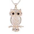 thumbnail image 2 of Owl Pendant Crystal Flossy Design Necklaces Anti-Tarnish Jewelry J-401-OWL, 2 of 4