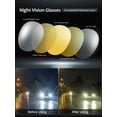 thumbnail image 6 of TINHAO Night Driving Glasses Fit Over Prescription Glasses Anti Glare Night Vision Glasses for Men Women, 6 of 8