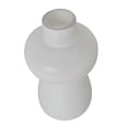 thumbnail image 5 of DecMode 12", 9"H White Glass Vase with Various Shapes and Wide Rounded Centers, Set of 2, 5 of 13