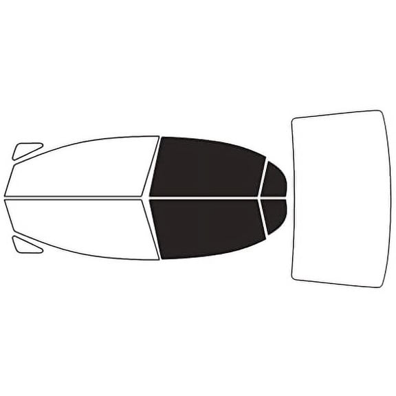 Rvinyl Car Window Pre Cut Tint Kit Back 20% Single Ply Fits Honda Civic 2006-2011 Sedan