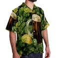 thumbnail image 2 of Saint Patrick's Day Men's Short Sleeve Hawaiian Shirt, Casual Printed Button Down Beach Tops for Summer, Spread Collar Mens Shirts Unisex, 2 of 6