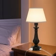 thumbnail image 5 of 2-Pack Touch Control Table Lamps – USB Ports & Outlet, Dimmable Bedside Lamps for Bedroom, Living Room, 5 of 6