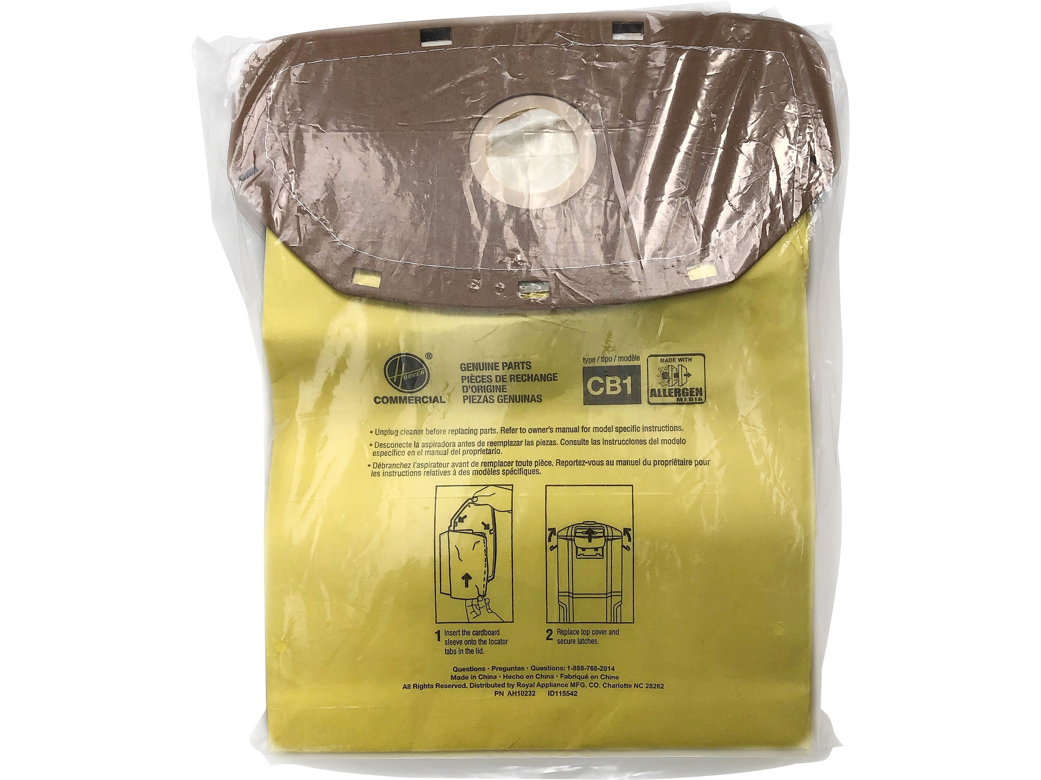 Hoover Vacuum Bag Yellow 10/Pack 