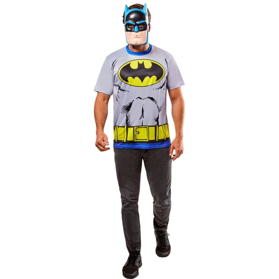 DC Comics Batman Ben Cooper Costume Set for Adults by Rubies, Men's One Size