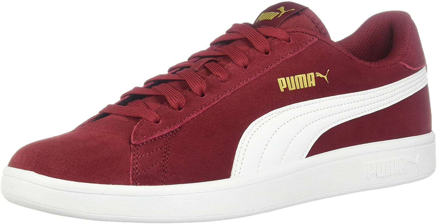 PUMA Smash Sneaker, Rhubarb Team Gold White, 5 M US | Walmart Canada